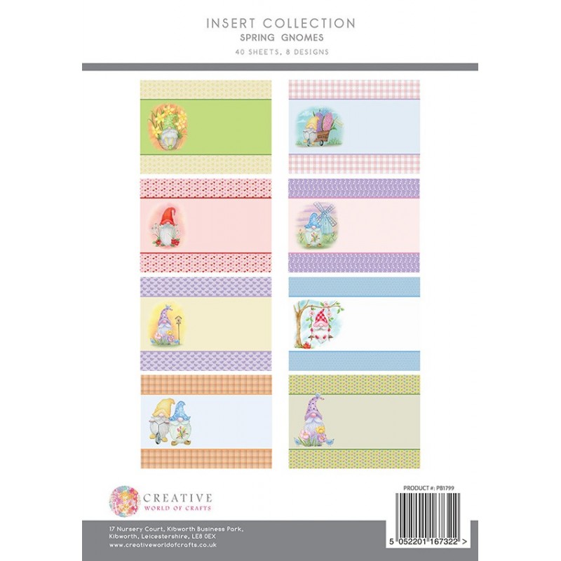 The Paper Boutique Spring Gnomes Insert Collection