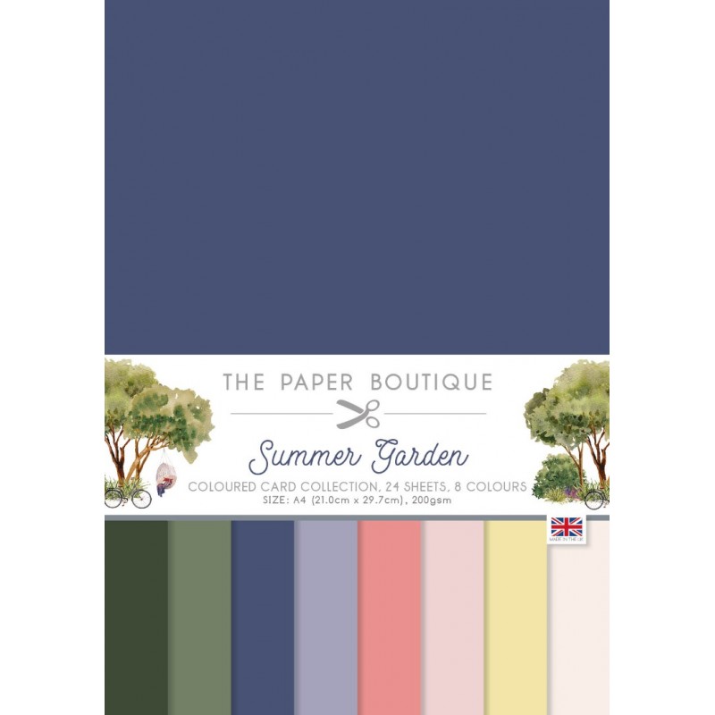 The Paper Boutique Summer Garden Colour Card Collection