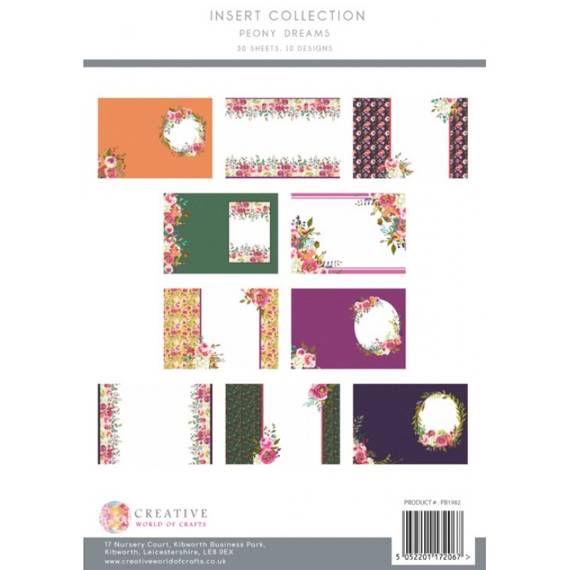The Paper Boutique Peony Dreams Insert Collection
