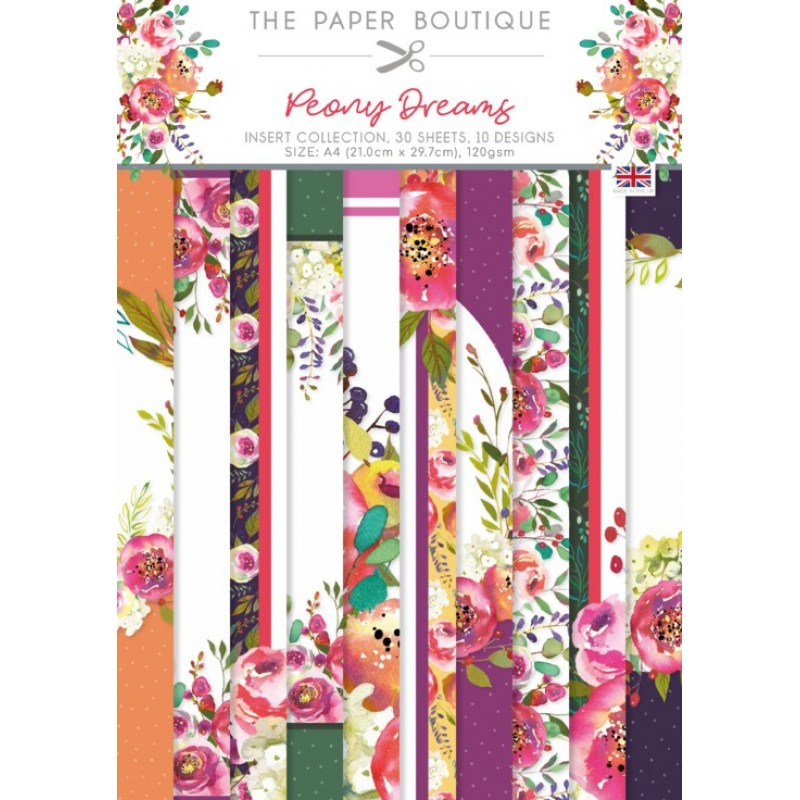 The Paper Boutique Peony Dreams Insert Collection