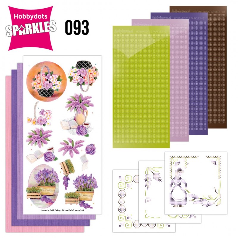 Sparkles Set 93 - Jeanine's Art - Purple Flowers