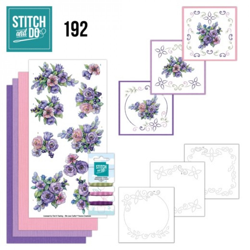 Stitch and Do 192 - Yvonne Creations - Very Purple