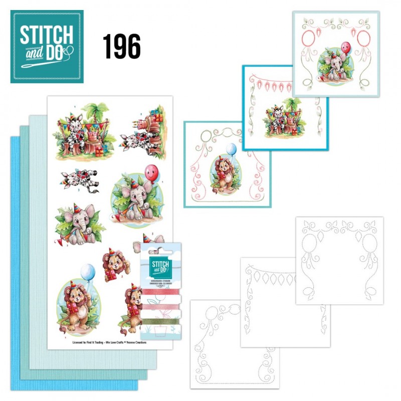 Stitch and Do 196 - Yvonne Creations - Jungle Party