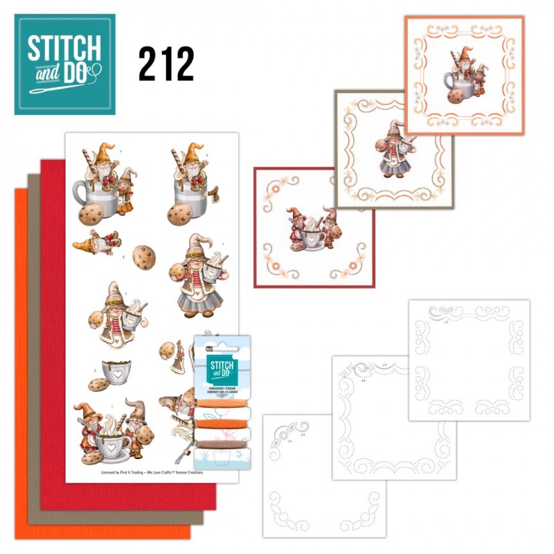 Stitch and Do 212 - Yvonne Creations - Gnomes Cookie