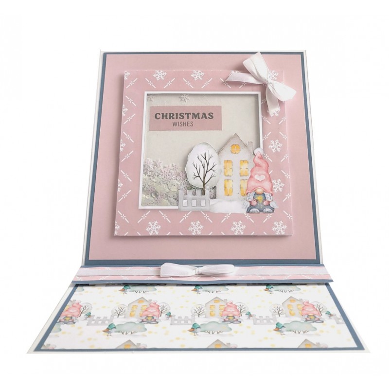 The Paper Boutique A Gnome Family Christmas 6x6 Colour Me Toppers Pad