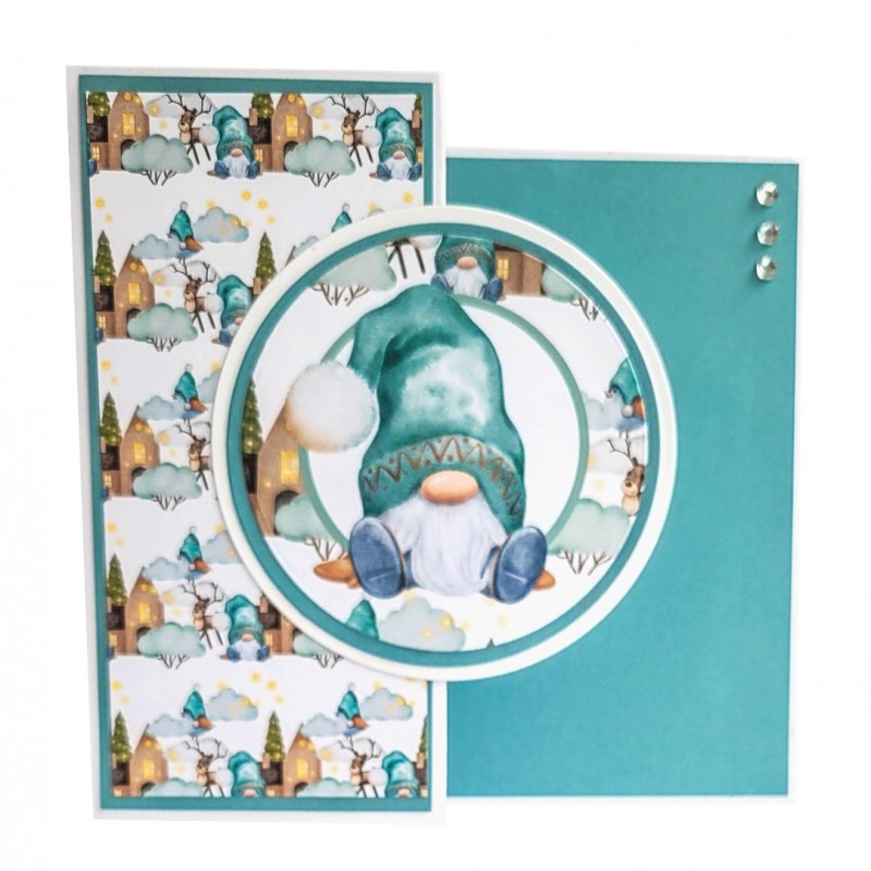 The Paper Boutique A Gnome Family Christmas 6x6 Colour Me Toppers Pad