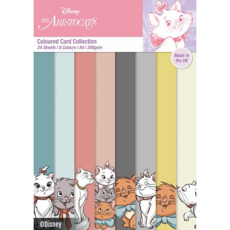 Aristocats - Coloured Card A4 Pack