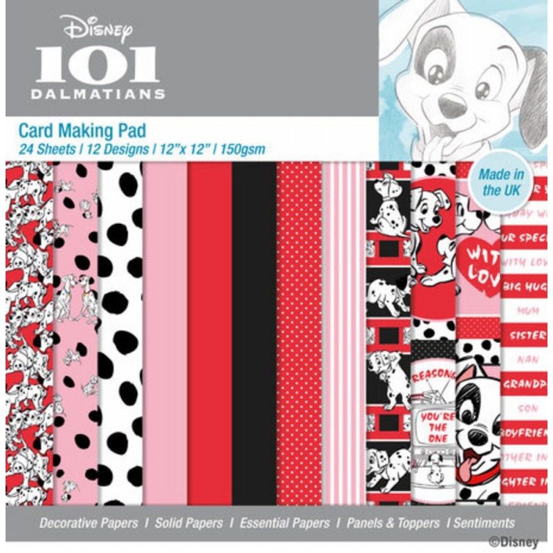 101 Dalmatians - Card Making 12x12 Pad