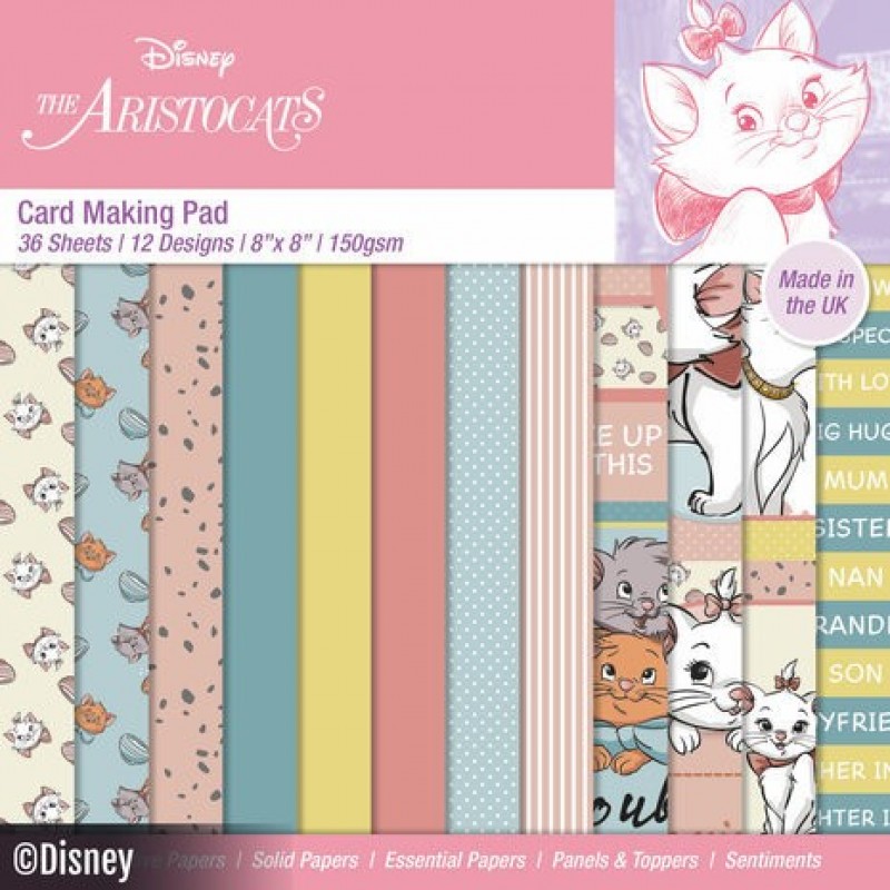 Aristocats - Card Making 8x8 Pad