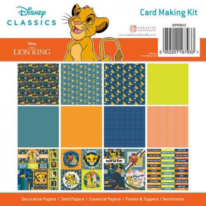 The Lion King - Card Making 8x8 Pad