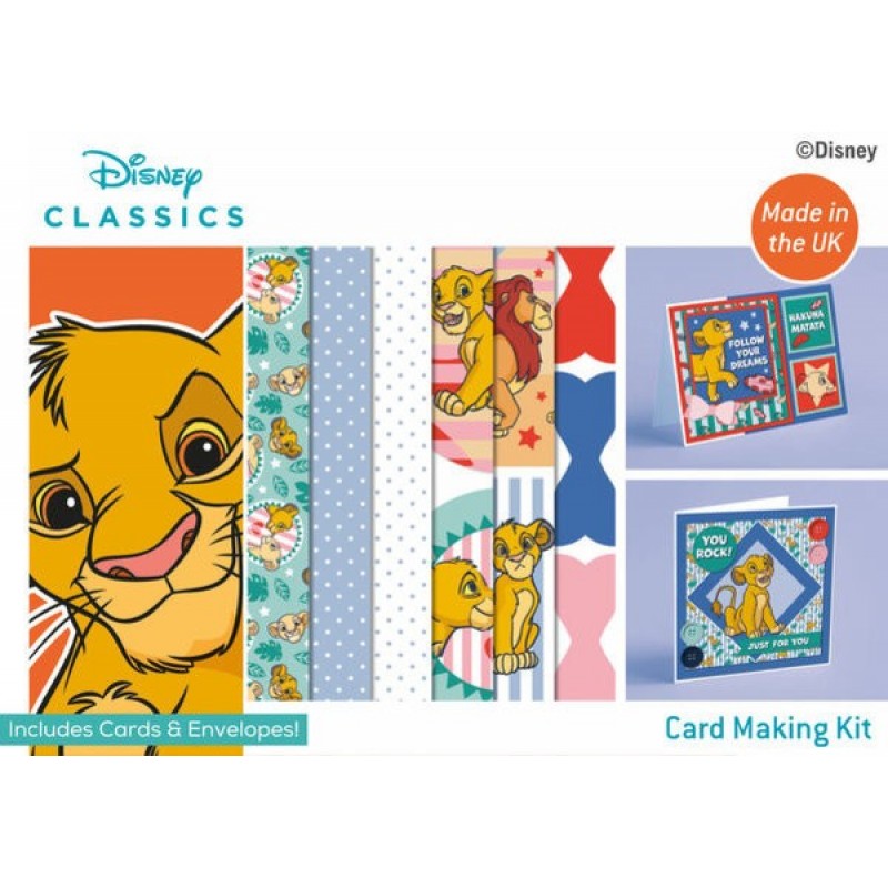 The Lion King - Card Making Kit - Makes 15 Cards Kit