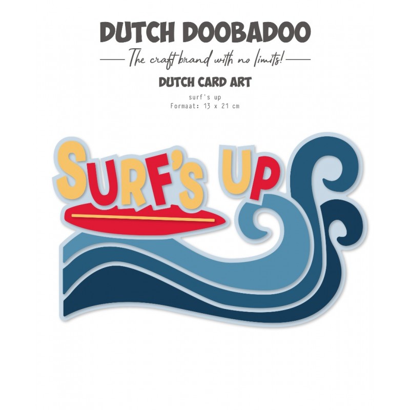 Card Art Stencil - DDBD - Haai Five - Surfs Up