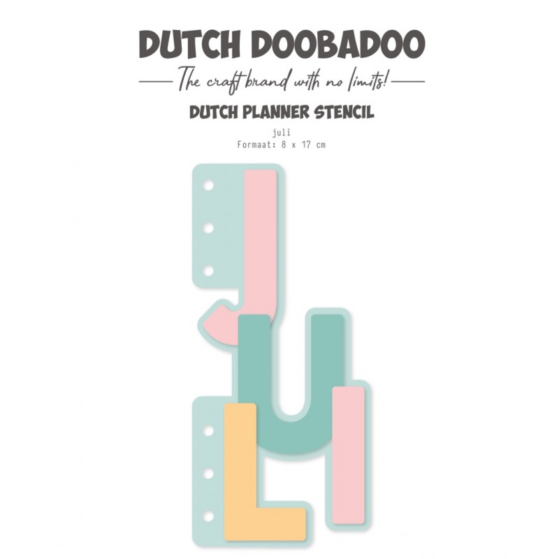 DDBD Planner stencil Juli