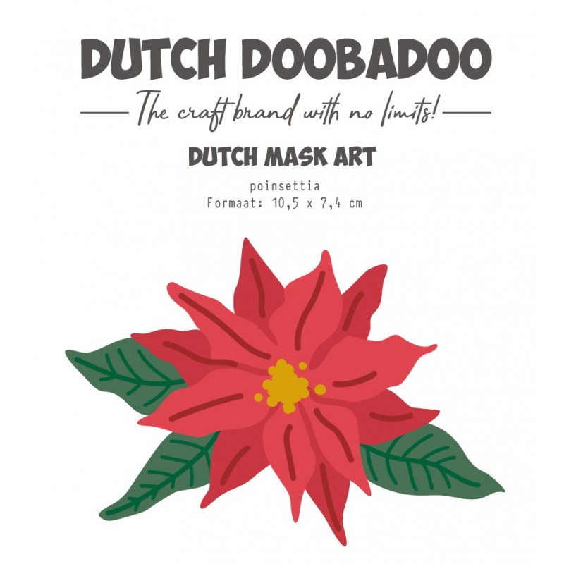 Stencils - DDBD - Hallo Winter - Poinsettia 4 pcs A7
