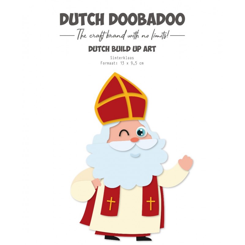 Stencil - DDBD - Sinterklaas - Build up Sinterklaas