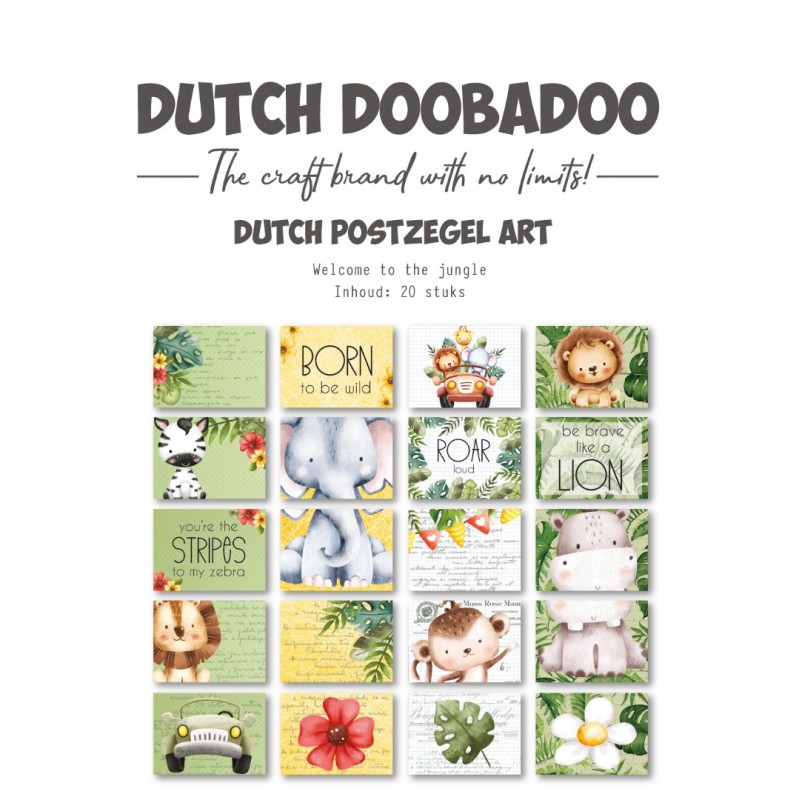 Die-cut sheet - DDBD - Jungle 2x A6
