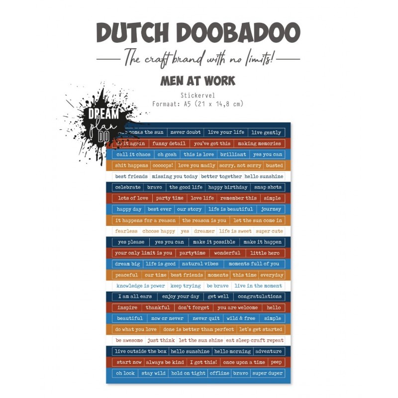 Stickers - DDBD - Men at Work - A5