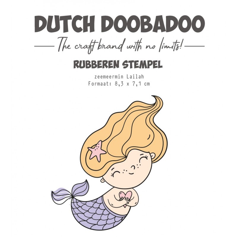 DDBD Rubber stempel Zeemeermin Lailah