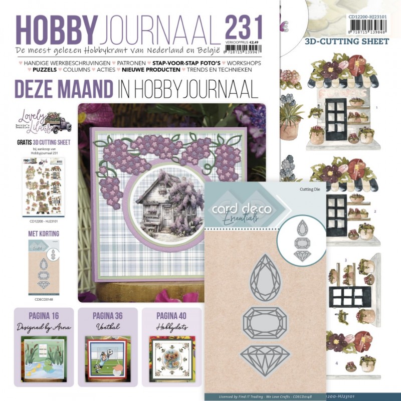 SET Hobbyjournaal 231 + Die CDECD0148 Diamond