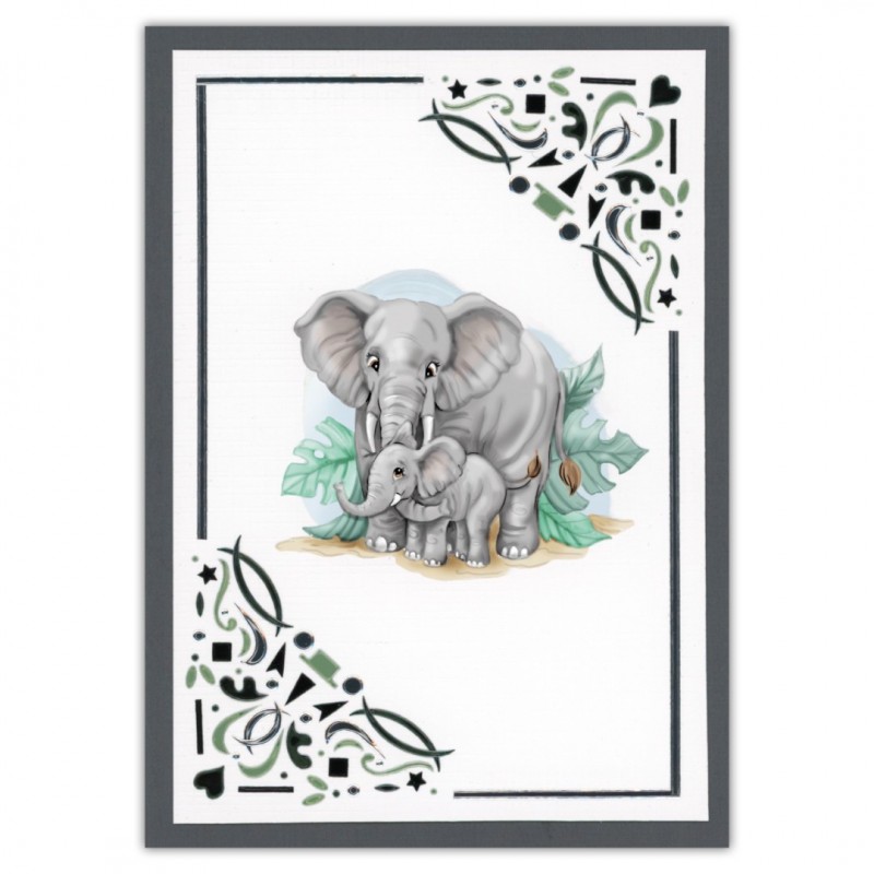 3D Push Out - Yvonne Creations - Young and Wild - Tiger