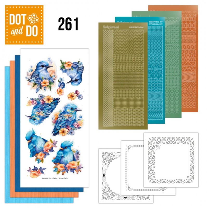 Dot and Do 261 - Berrie's Beauties - Blue Bird