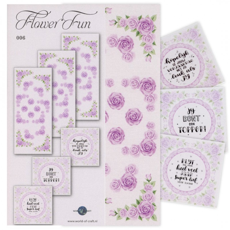 WOC Flower Fun Series 006 Flowers Tekst