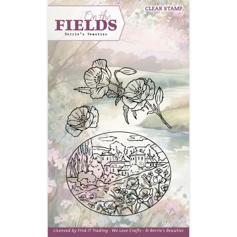 Clear Stamps - Berries Beauties - On the Fields - Poppy