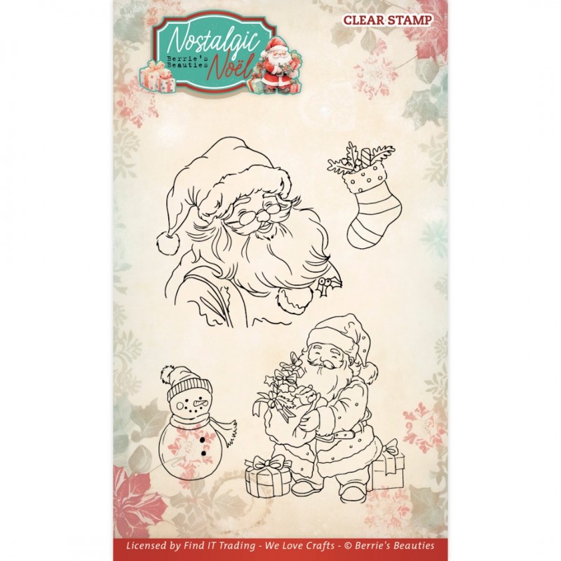 Clear Stamps - Berries Beauties -Nostalgic Noel - Santa