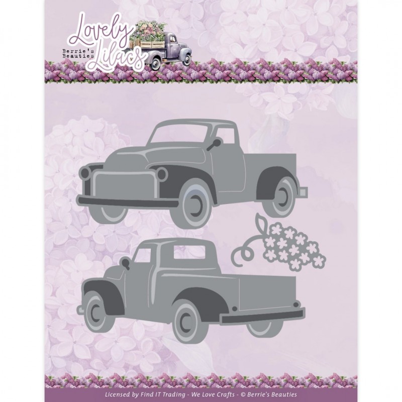 Dies - Berries Beauties - Lovely Lilacs - Lovely Pick-up Truck