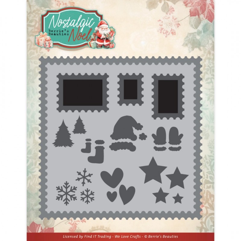 Dies - Berries Beauties -Nostalgic Noel - Nostalgic Postage Stamps