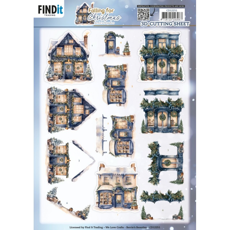 3D Cutting Sheets - Berries Beauties - Falling for Christmas - Shopping 