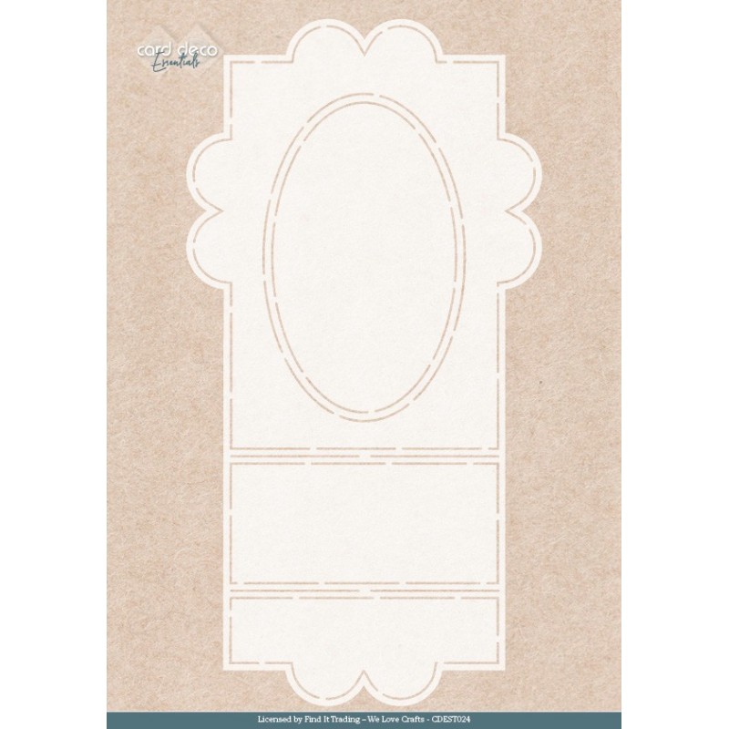 Stencil - Card Deco Essentials - Lovely Lilacs 1