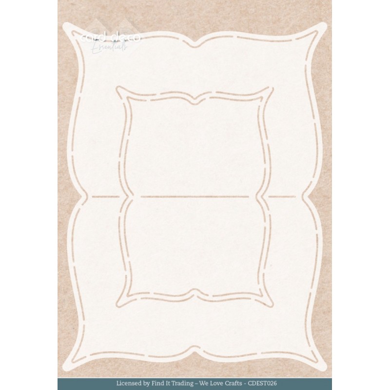 Stencil - Card Deco Essentials - Rose Decorations Label - A5