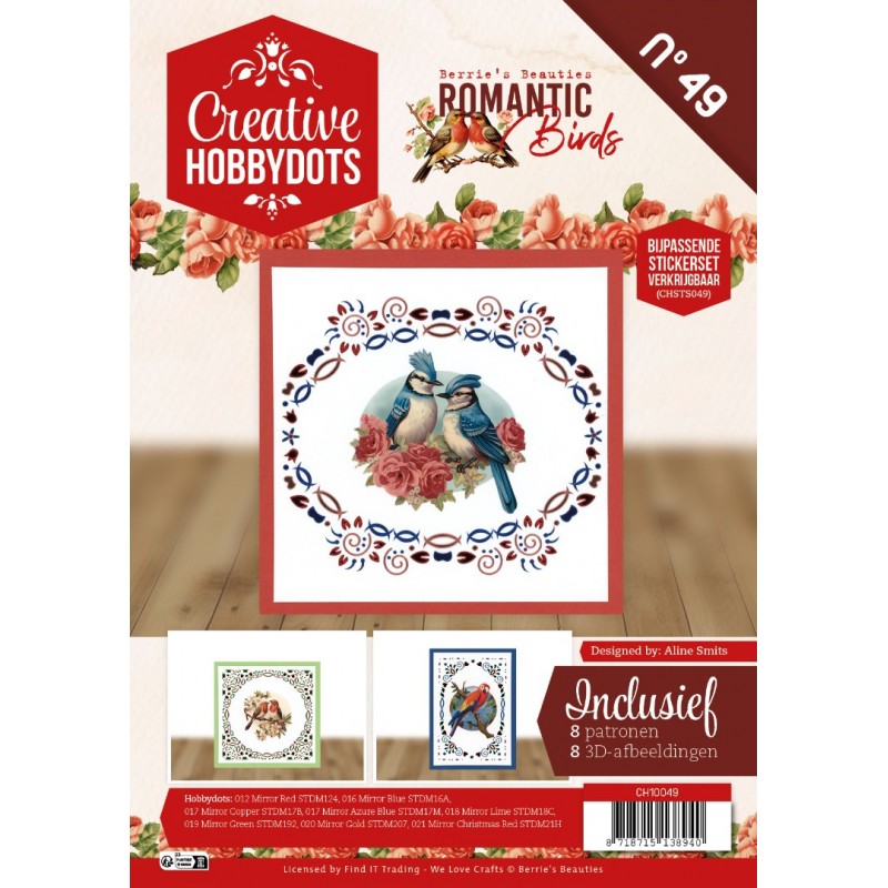 Creative Hobbydots 49 - Berrie's Beaties - Romantic Birds