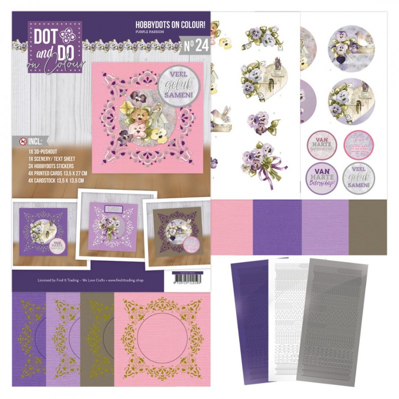 Dot and Do on Colour 24 - Precious Marieke - Purple Passion