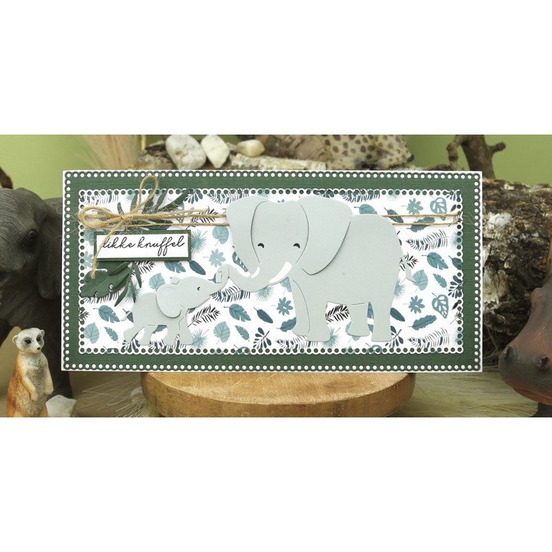 Dies - Yvonne Creations - Young and Wild - Elephants