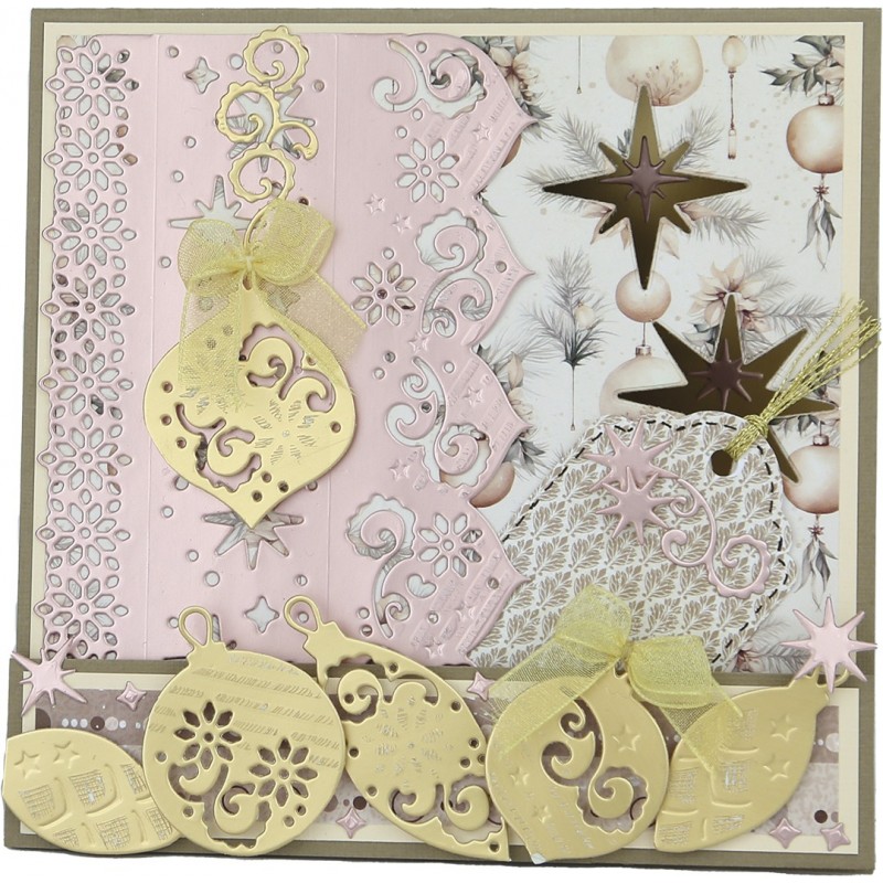 Dies - Amy Design - Frosted Gold Christmas - Frosted Gold Stars