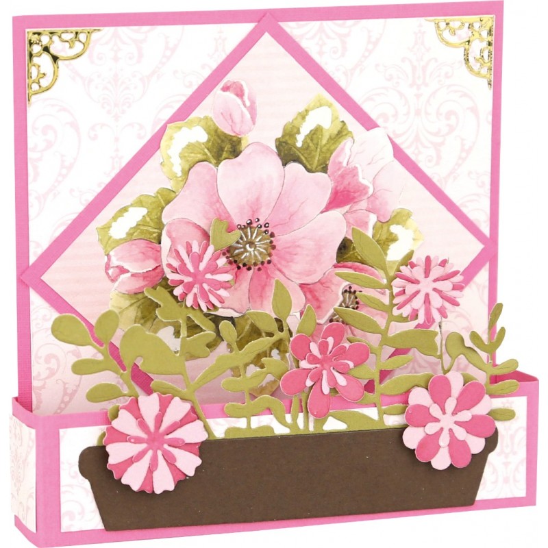 3D Cutting Sheets - Precious Marieke - Blossom Blush - Bright Pink