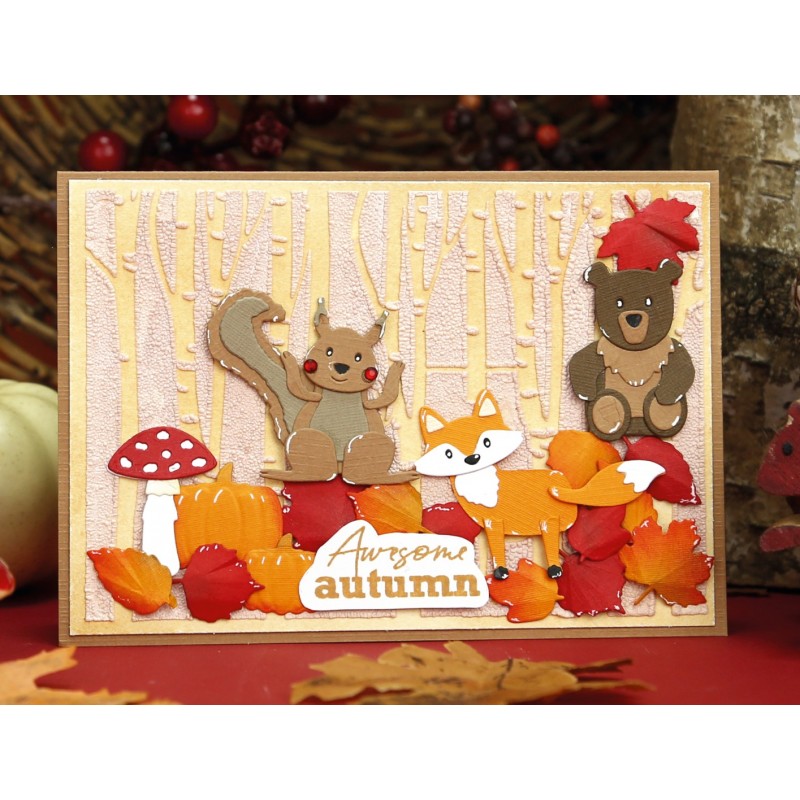 Designed by Anna - Mix and Match Cutting Dies - Scarlett Squirrel
