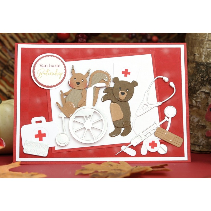 Designed by Anna - Mix and Match Cutting Dies - Scarlett Squirrel