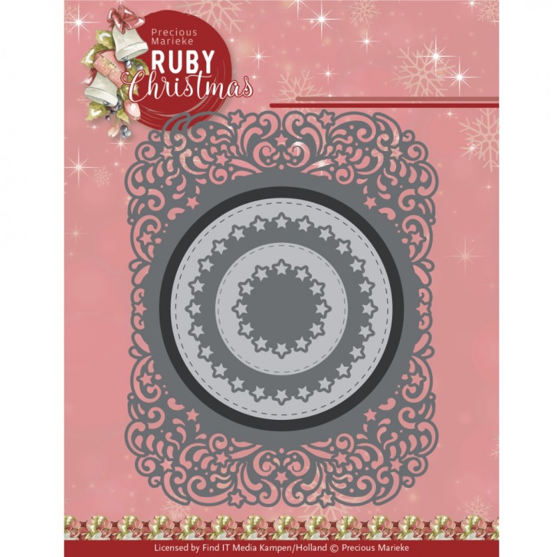 Dies - Precious Marieke - Ruby Christmas - Ruby Circle Frame