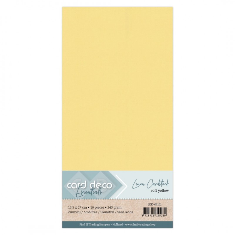 Linen Cardstock - 4K - Zachtgeel