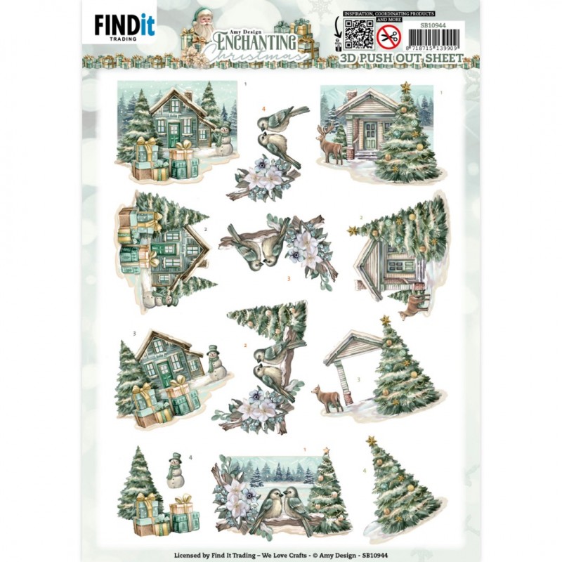 3D Push Out - Amy Design - Enchanting Christmas - Village