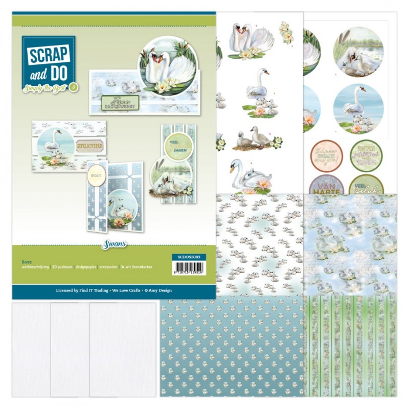 Scrap and Do Simply the Best 3 - Amy Design - Swans