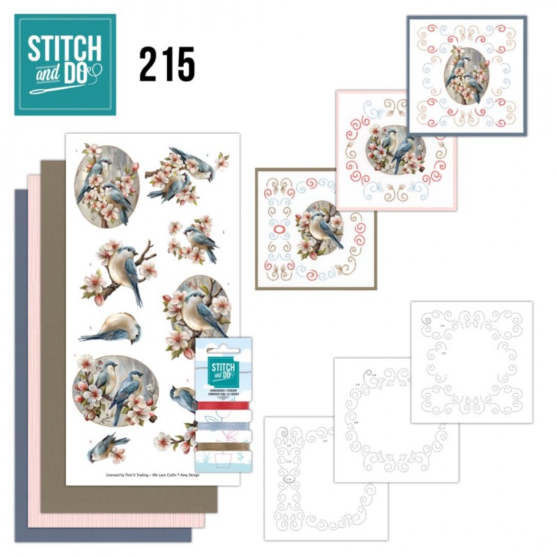 Stitch and Do 215 - Amy Design - Blue Birds