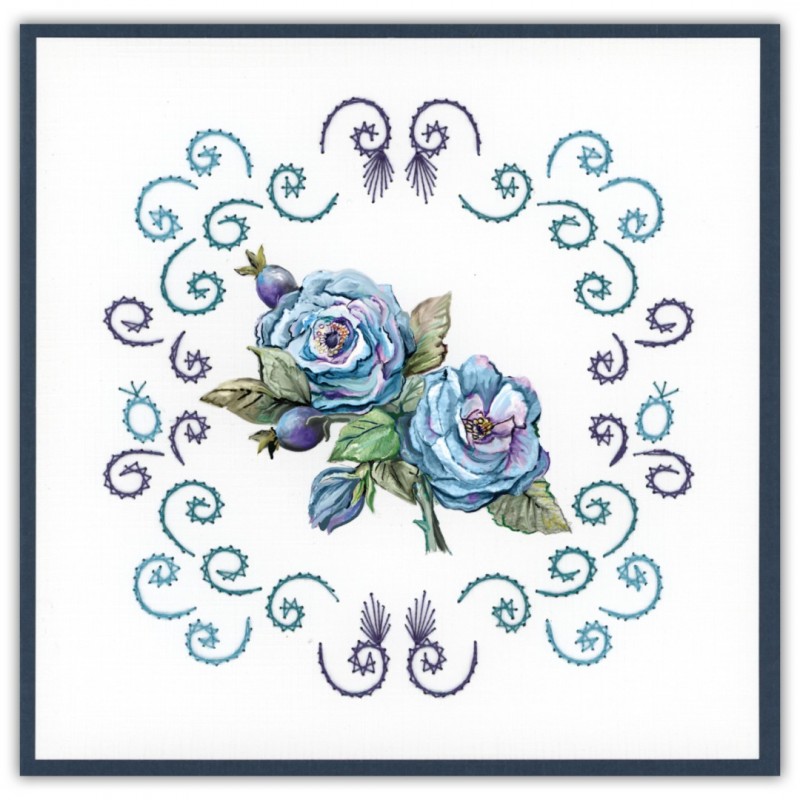 Stitch and Do 218 - Yvonne Creations - Blooming Blue