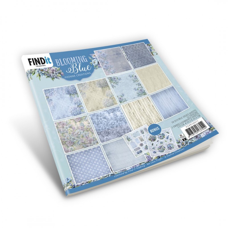 Paperpack - Yvonne Creations - Blooming Blue - Design