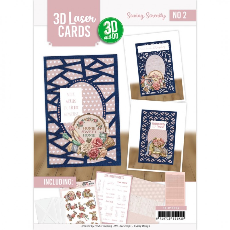 3D and Do - Laser Cards 2 - Sewing Serenity