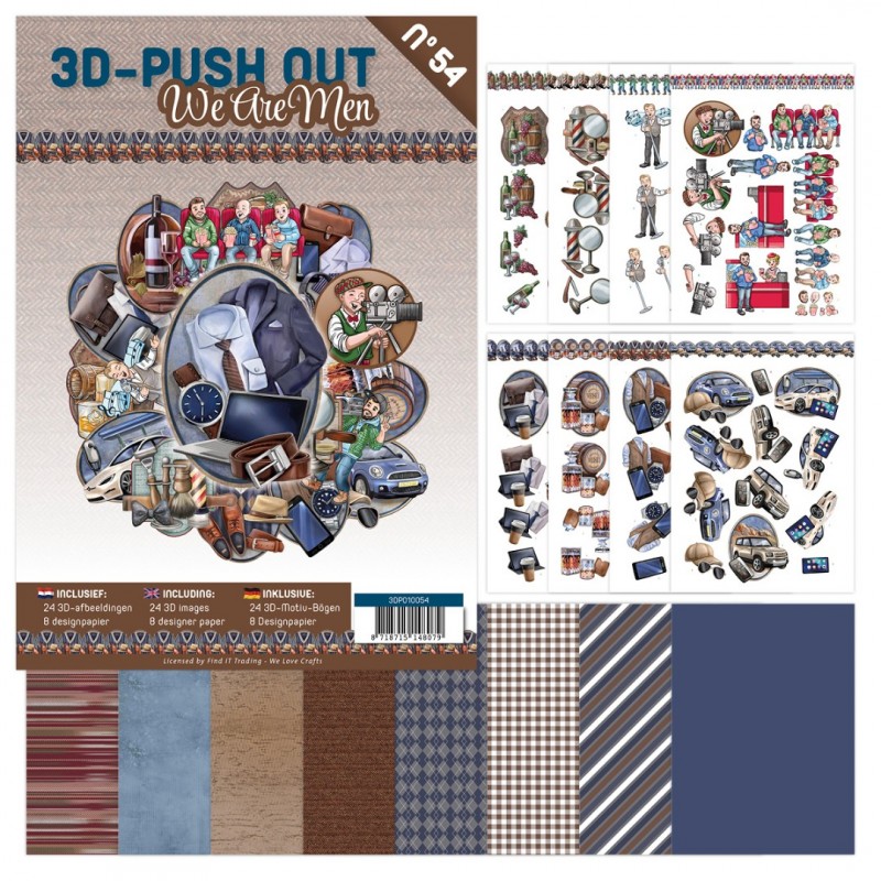 3D Push-Out Book 54 - We are Men