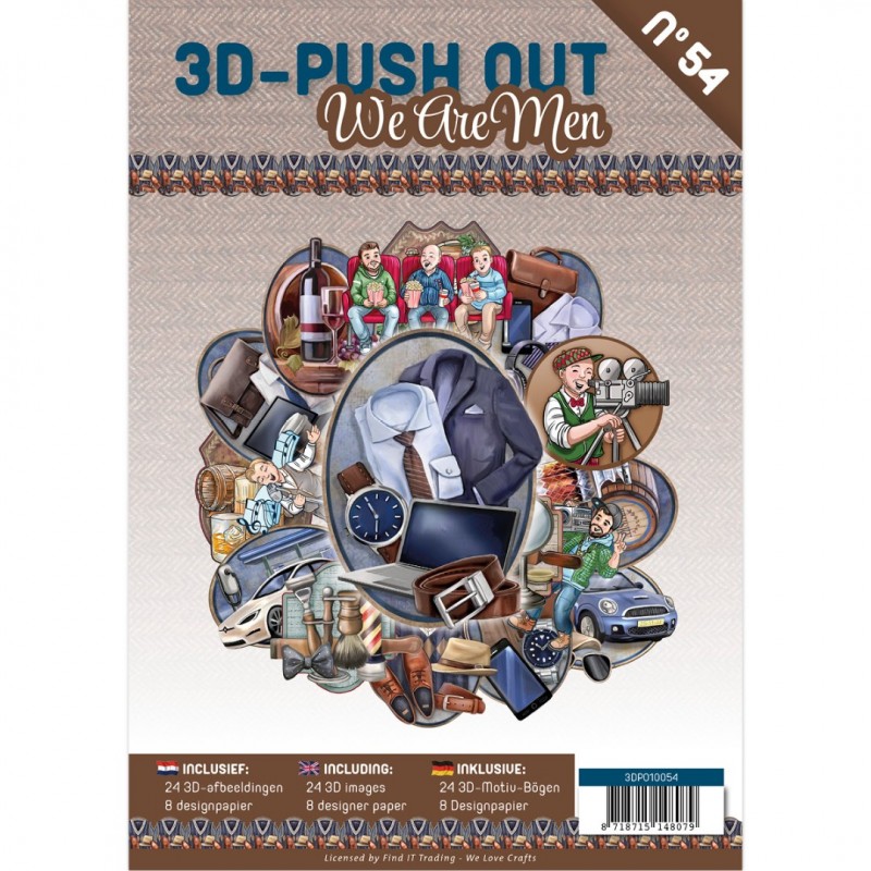 3D Push-Out Book 54 - We are Men
